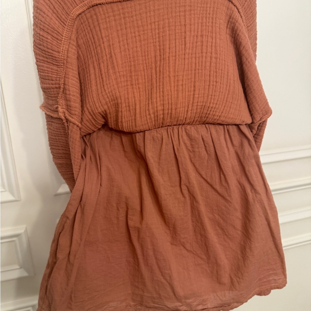 Copper Key Rust Textured Dress - Picture 7 of 12
